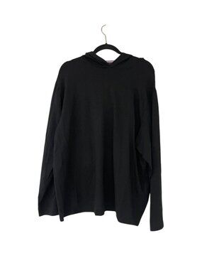 Jambys Mens House Hoodie Sweatshirt XL Black Stretch Pullover long sleeve EUC